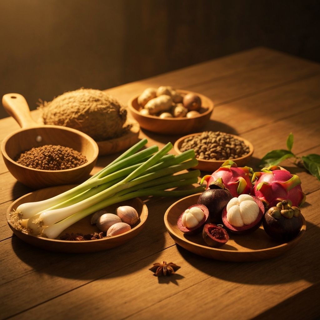 Asian cooking ingredients